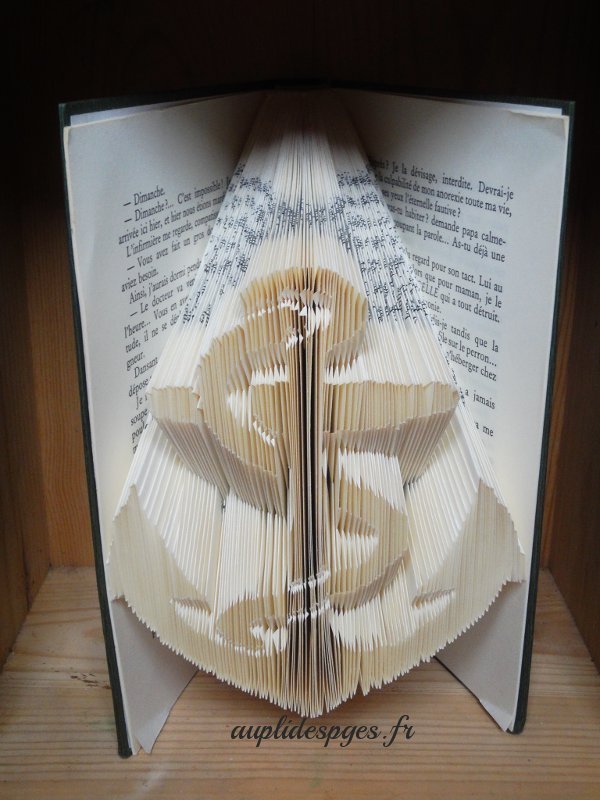 Ancre, livre origami