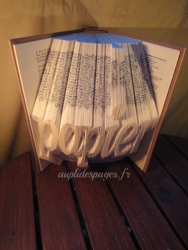 folded book : papier