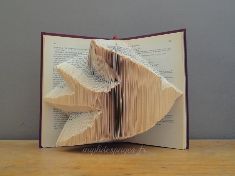 Hirondelle, livre origami