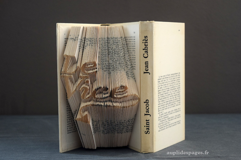 Vice et versa, scupture de livre