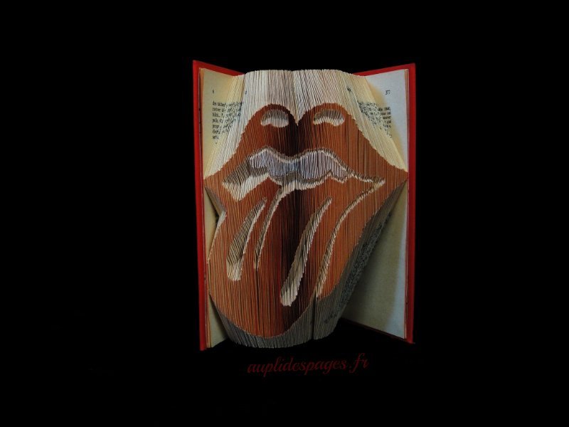Rolling Stones folded book